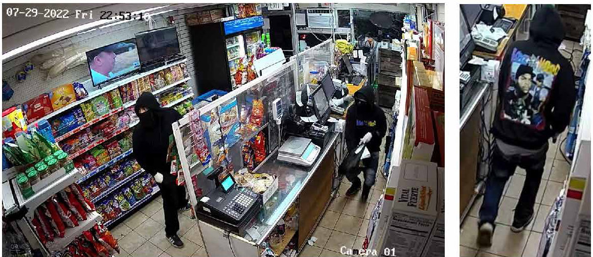 City of Newburgh Police released this security camera photo of a July 29 robbery at 408 Broadway.